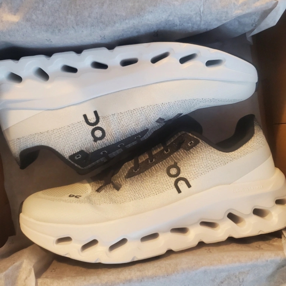 On Running Black and White Sneakers